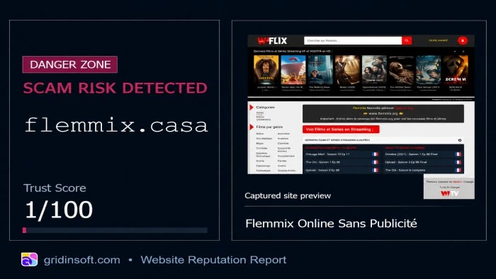 Flemmix Nouvelle adresse