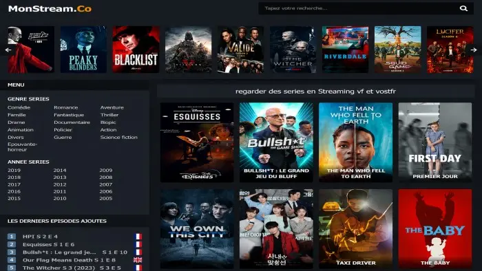 Monstream Nouvelle adresse