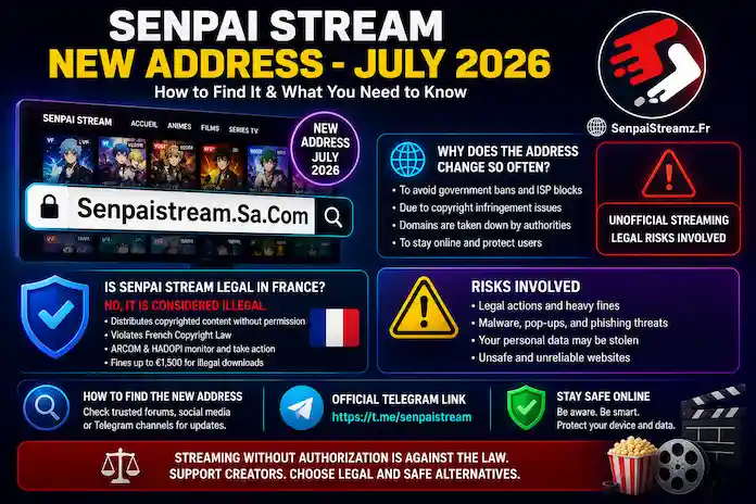 Senpai Stream Nouvelle Adresse