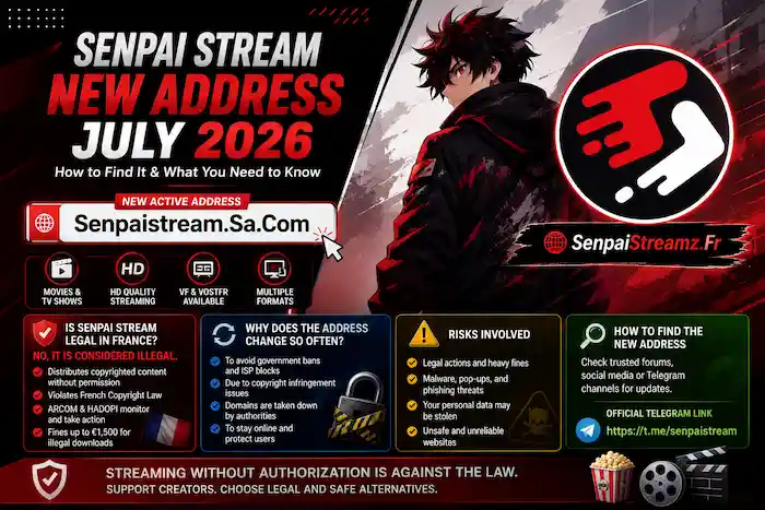 Senpai Stream Nouvelle Adresse