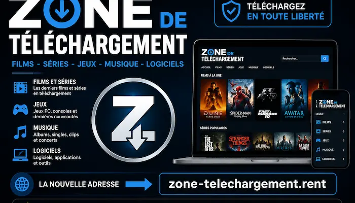 Zone de Téléchargement Nouvelle Adresse
