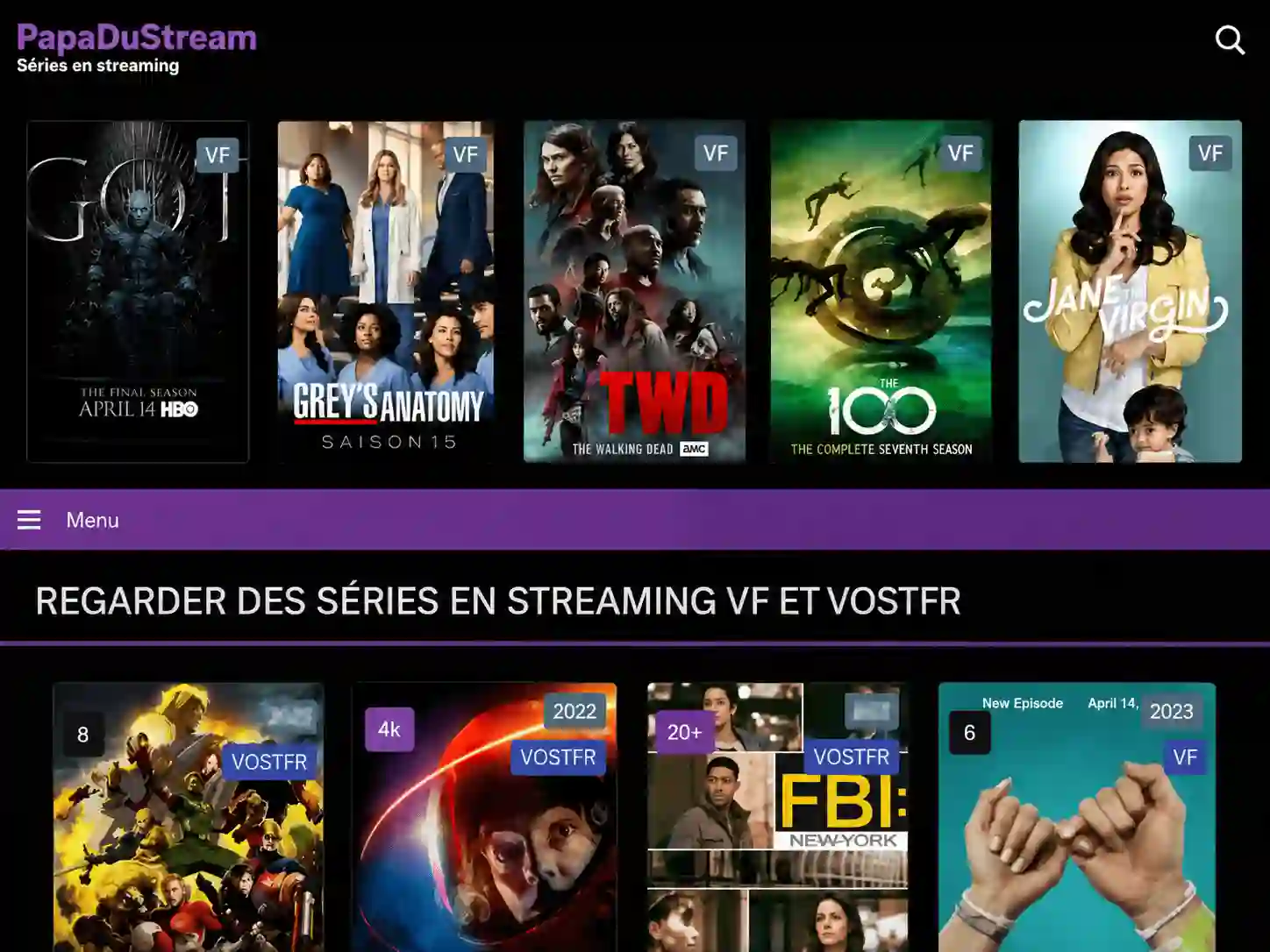 Papa du Stream Nouvelle Adresse